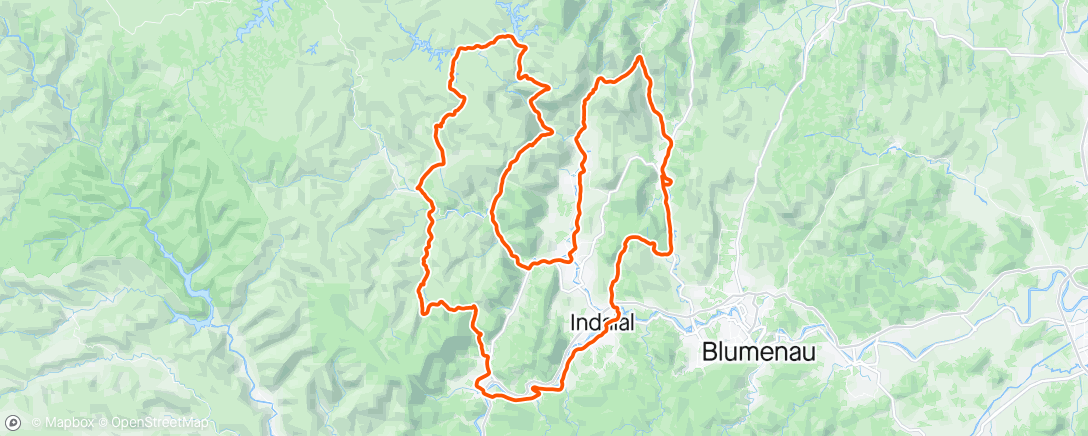 Map of the activity, Desafio ultrabiker 2024