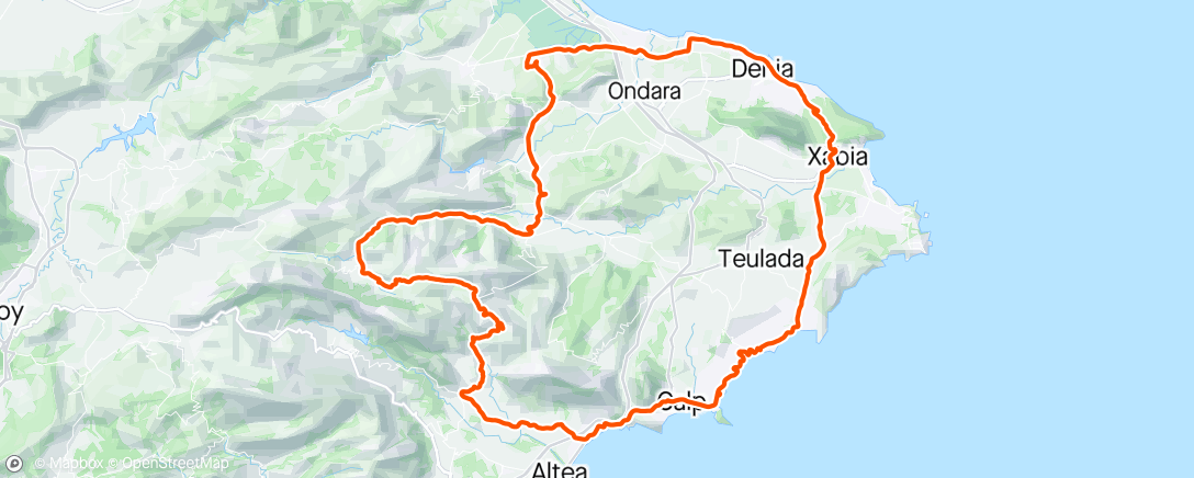 Map of the activity, 🇪🇸☀️🚴🏻‍♂️🌪️