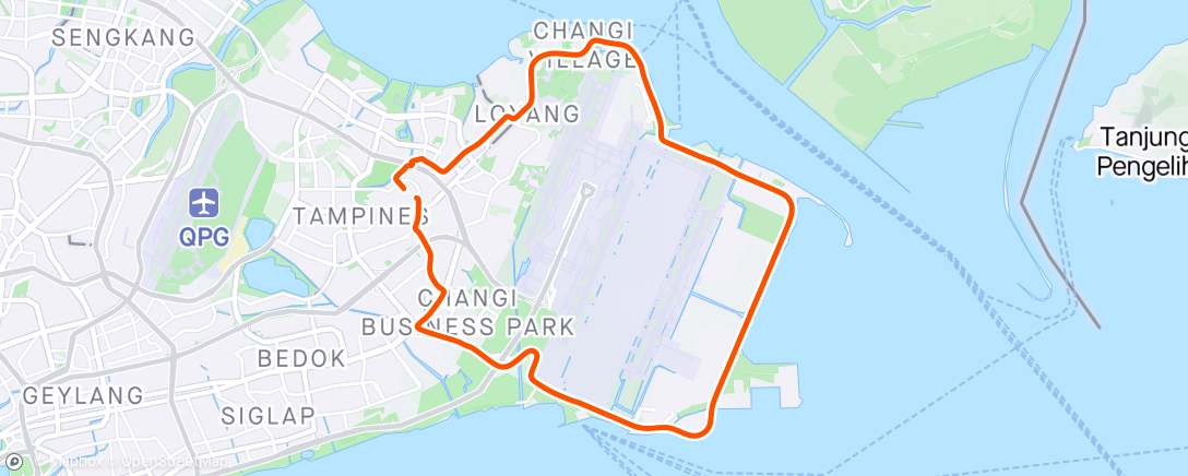 Map of the activity, Never bored with the same route