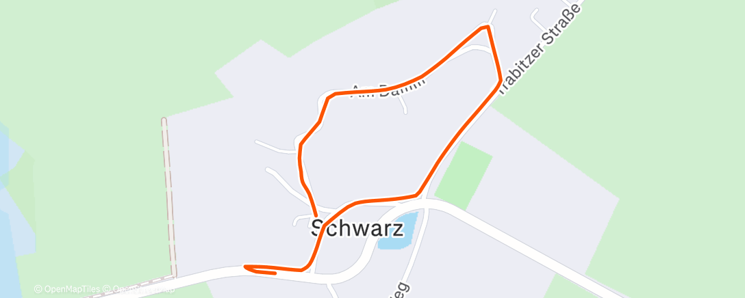 Map of the activity, Spaziergang am Morgen