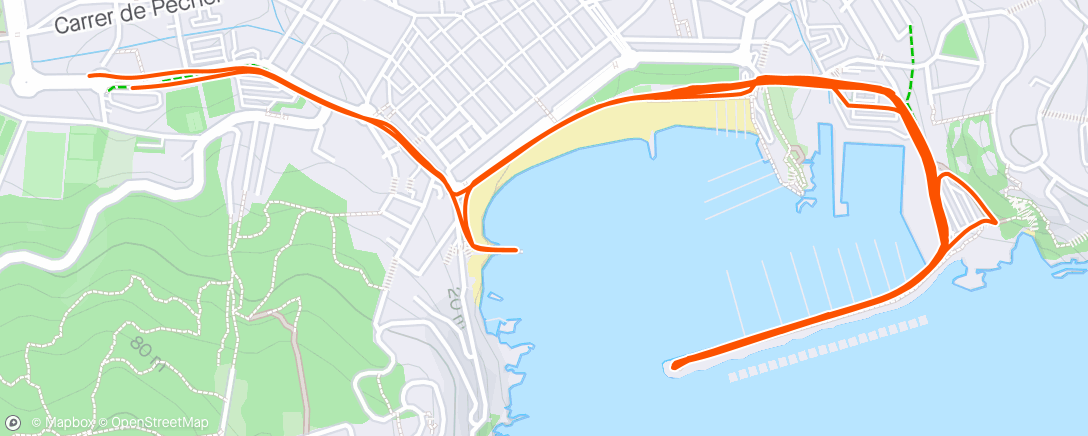 Map of the activity, Series.