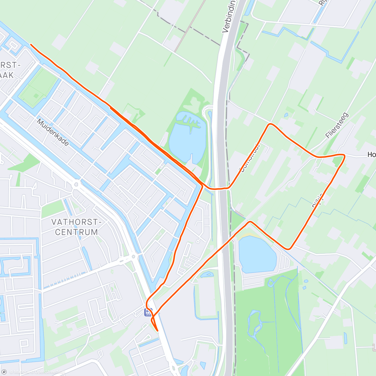 「Rondje Holkerveen」活動的地圖