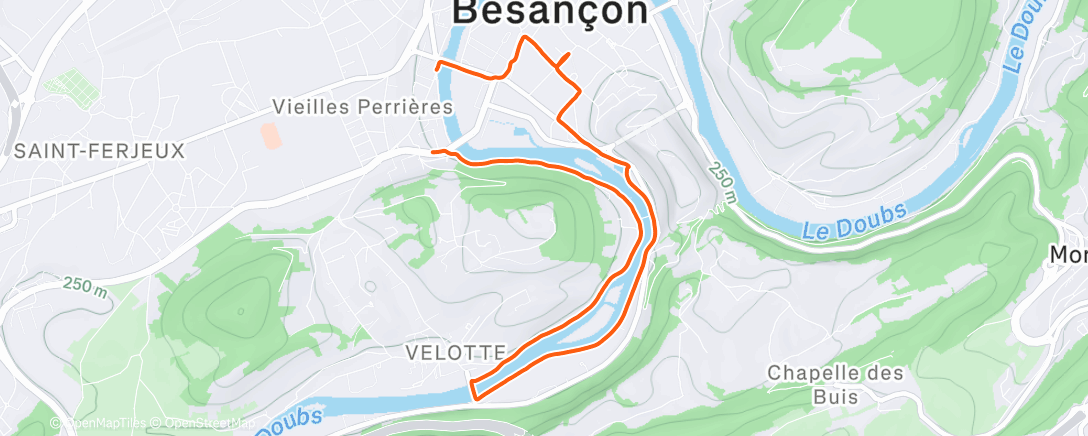 Map of the activity, Before Xmas