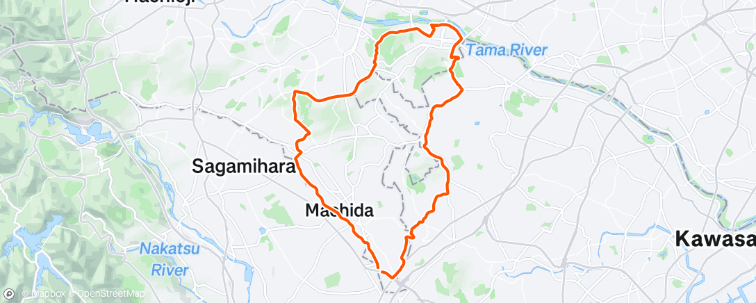 Map of the activity, Onekan, Inagi