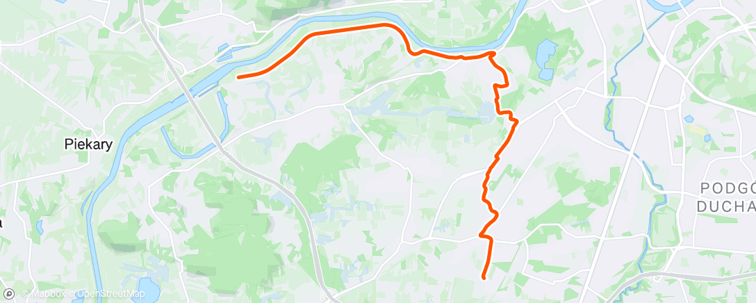 Map of the activity, Morning Ride