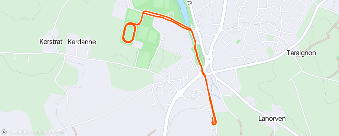 Map of the activity, Séance piste 👍🏼