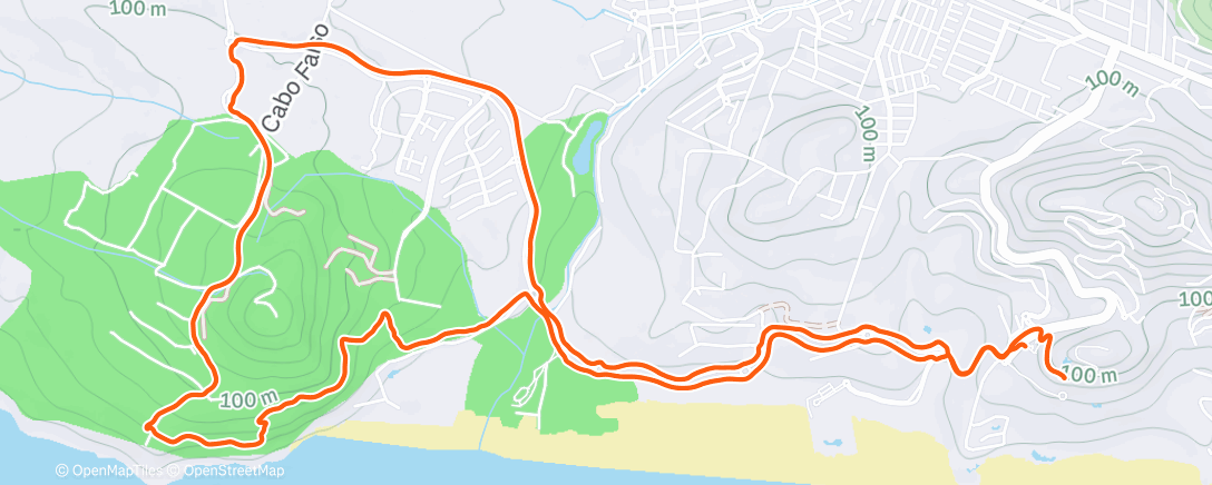 「Morning Trail Run」活動的地圖