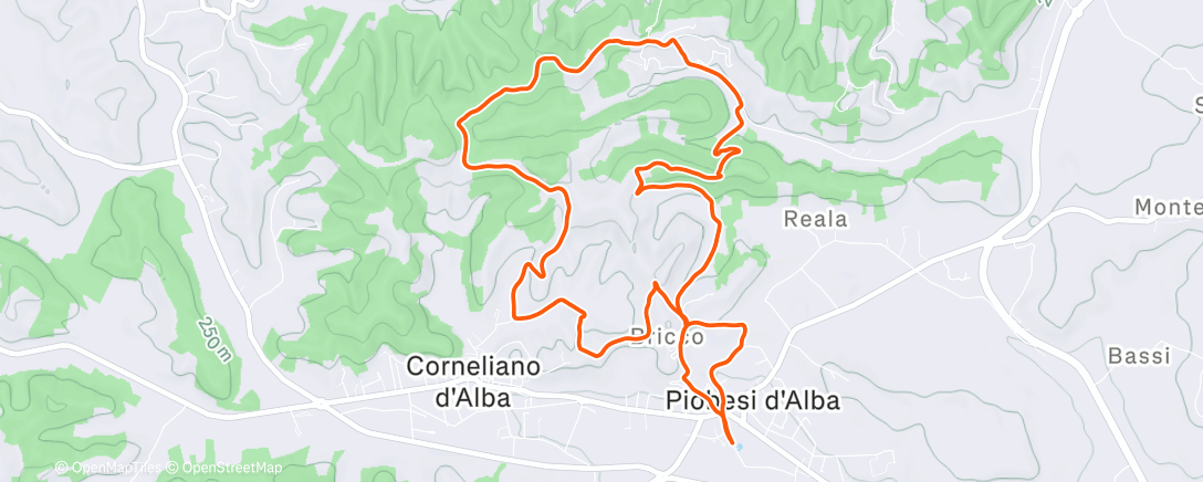 活动地图，Camminata mattutina