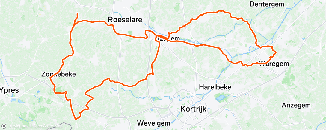 Map of the activity, Morning Ride