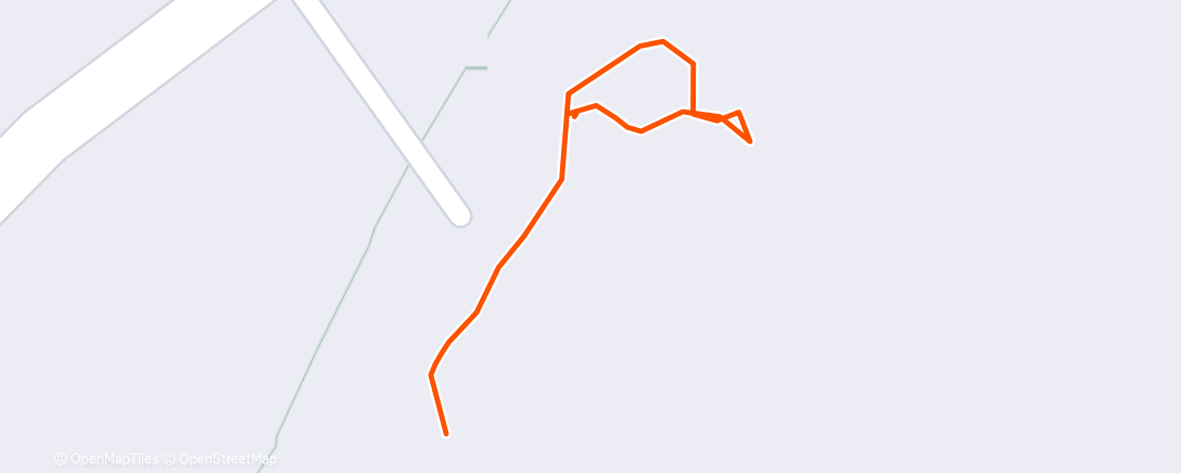Map of the activity, Morning Run