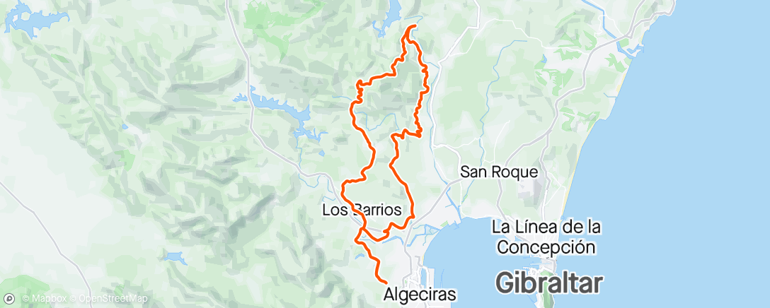 Map of the activity, Mañana con mis fatigas