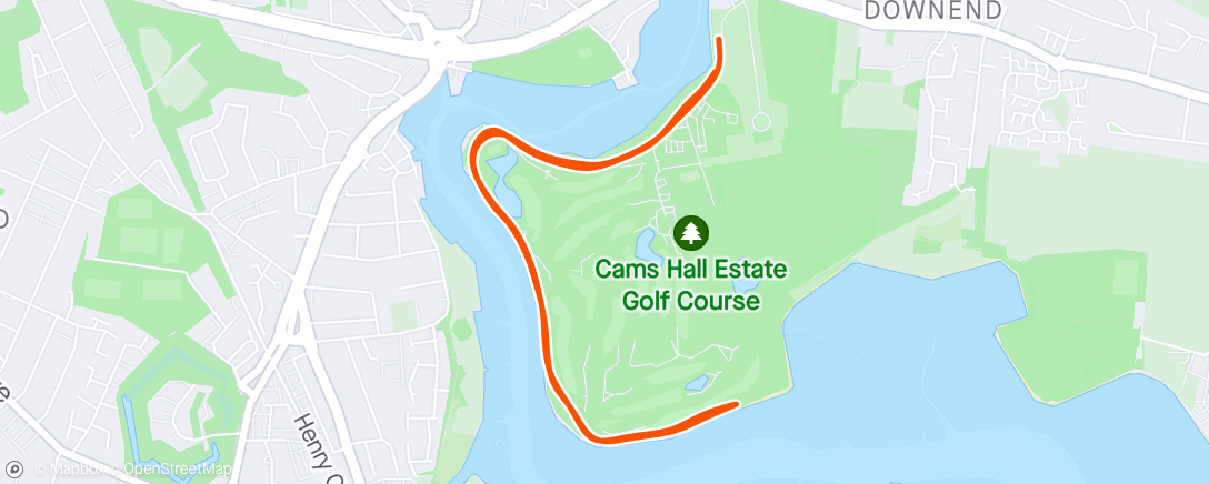 Map of the activity, parkrun #247