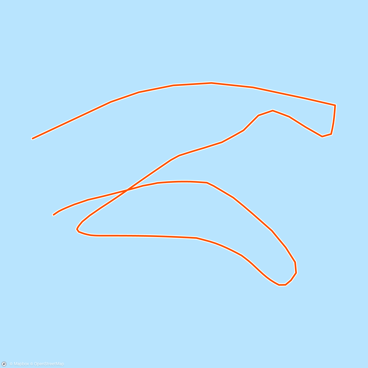 Map of the activity, Cape cod swim