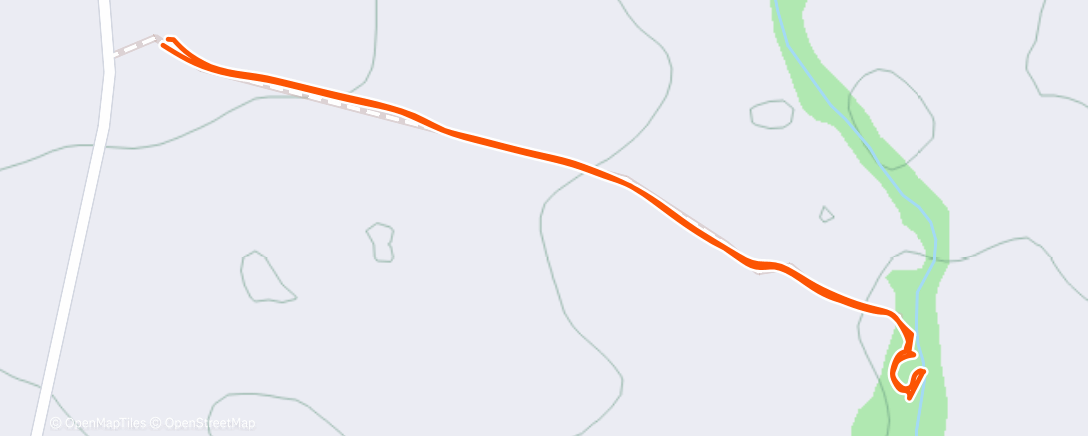 Map of the activity, Bona Espero - Guiando