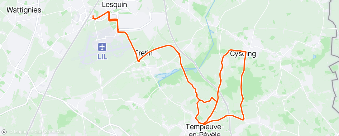 Map of the activity, Avant dernière à Lille