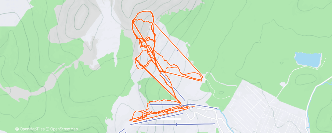 Карта физической активности (Morning Snowboard)
