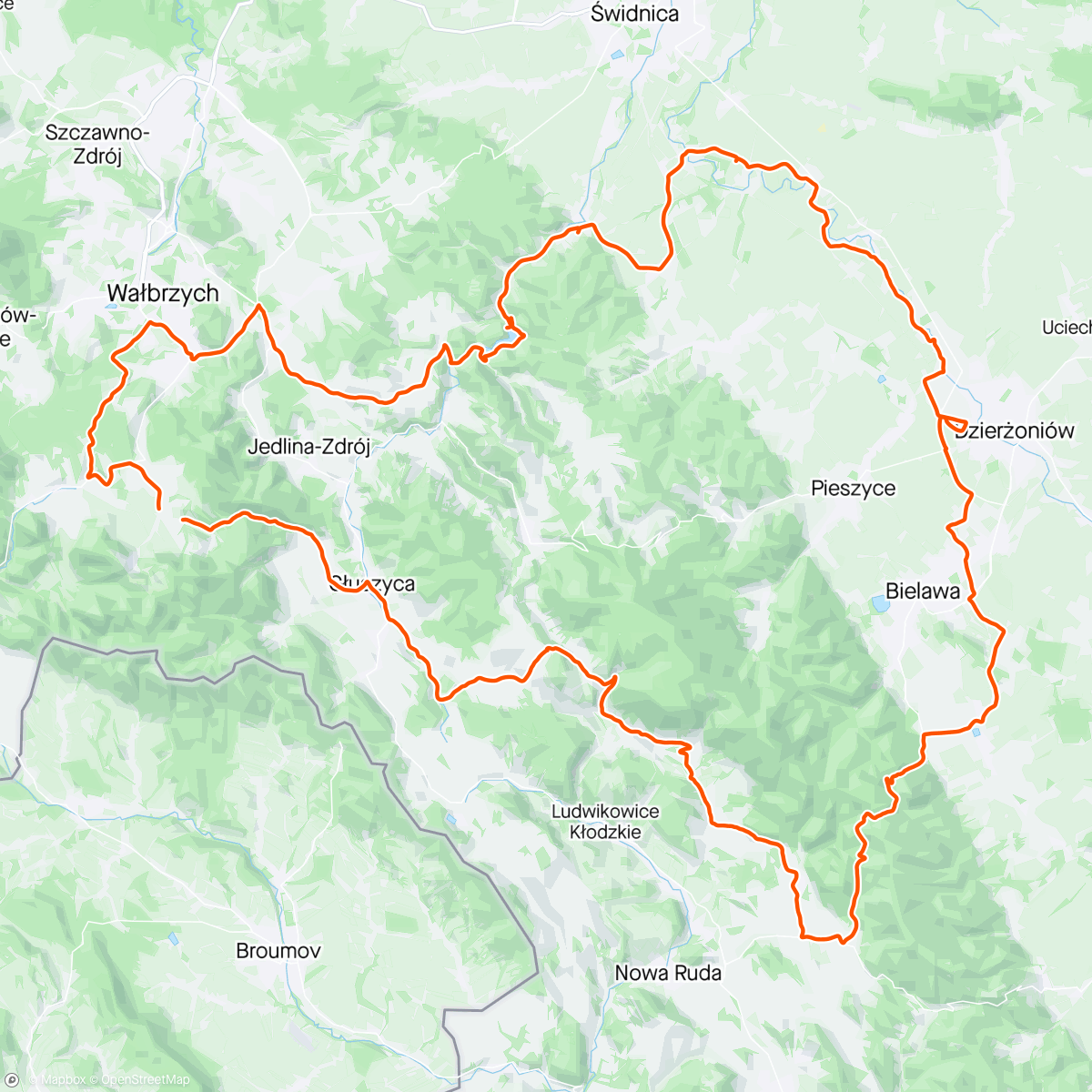 Map of the activity, Zimna Seta 😅 [5k]