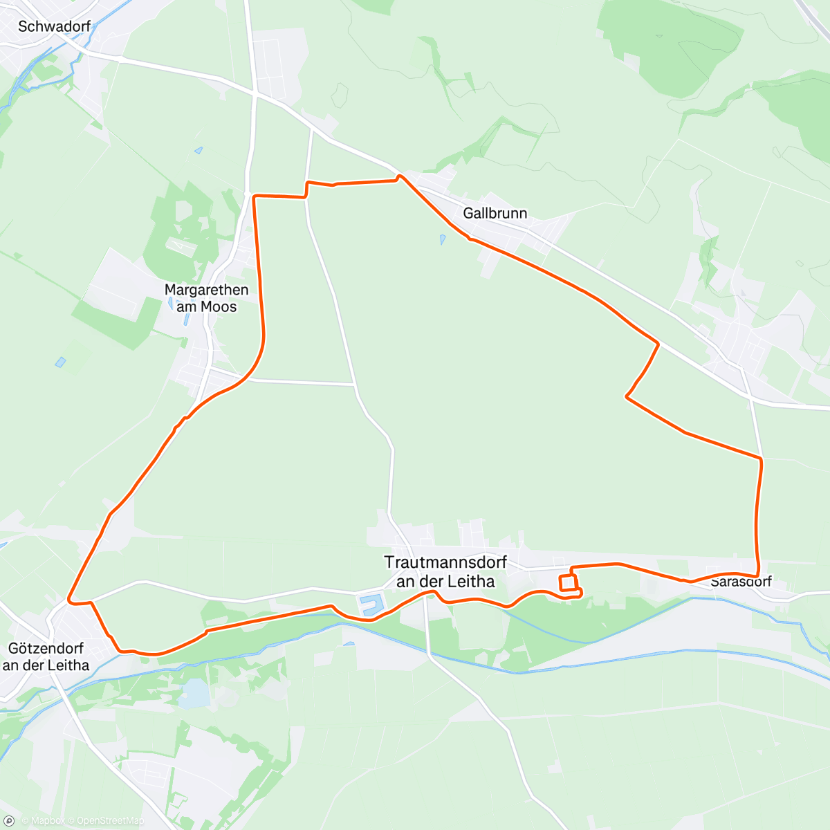 Mapa de la actividad (Lauf am Nachmittag)