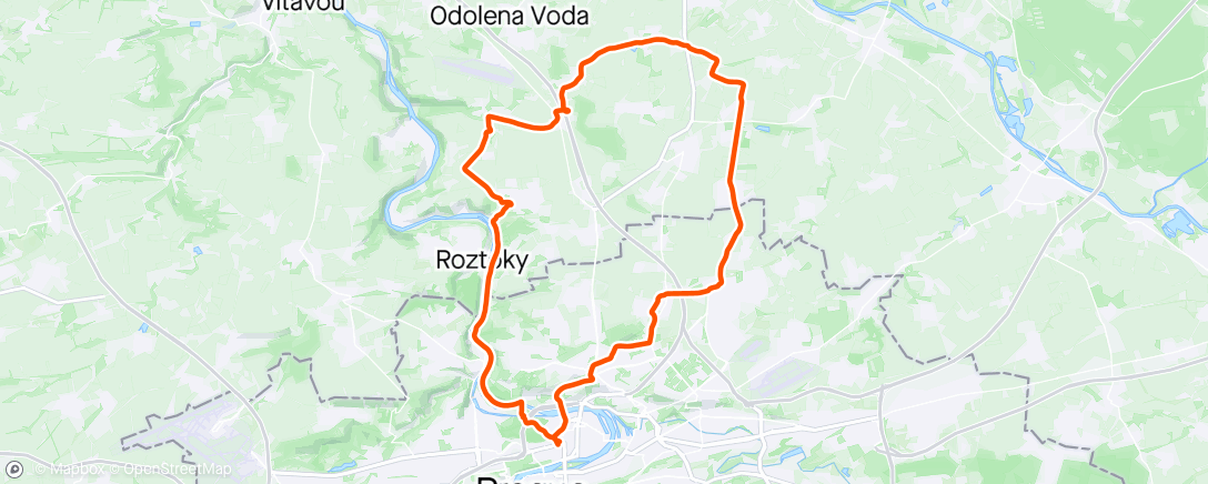 Map of the activity, MOOQ Ride