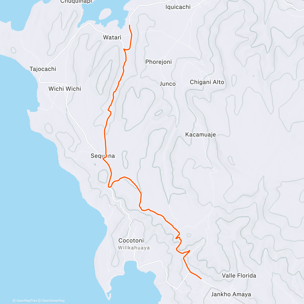 Map of the activity, ROUVY - Lake Titicaca Gravel | Bolivia