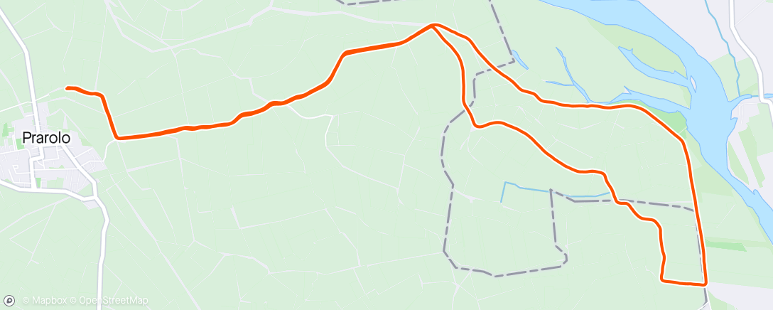 Map of the activity, Prarolo Run - Vercelli 🏃🏃
