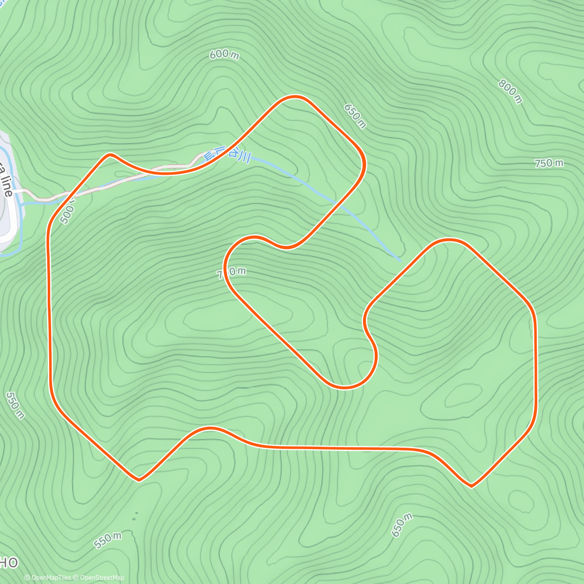Map of the activity, MyWhoosh - Phosphate 6