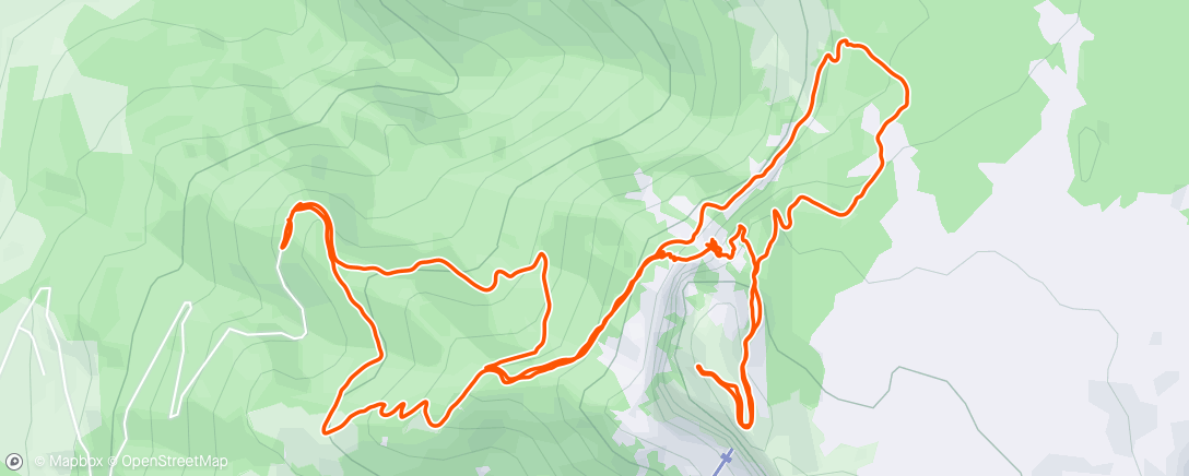 Mapa de la actividad (Trail en soirée)