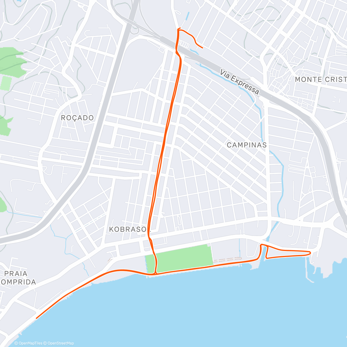 Карта физической активности (Treino 9k leve)