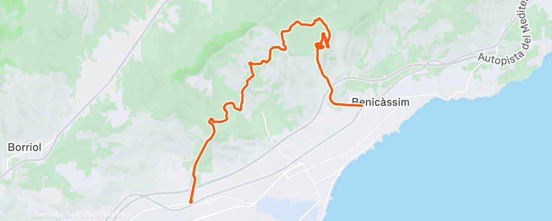 Карта физической активности (Ida y vuelta)