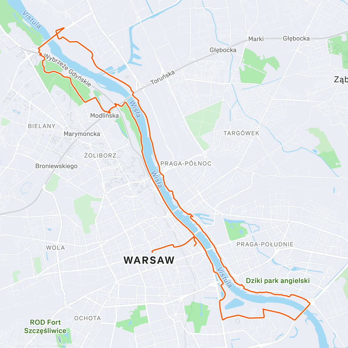 Map of the activity, Poniedziałek więc MOSTY!