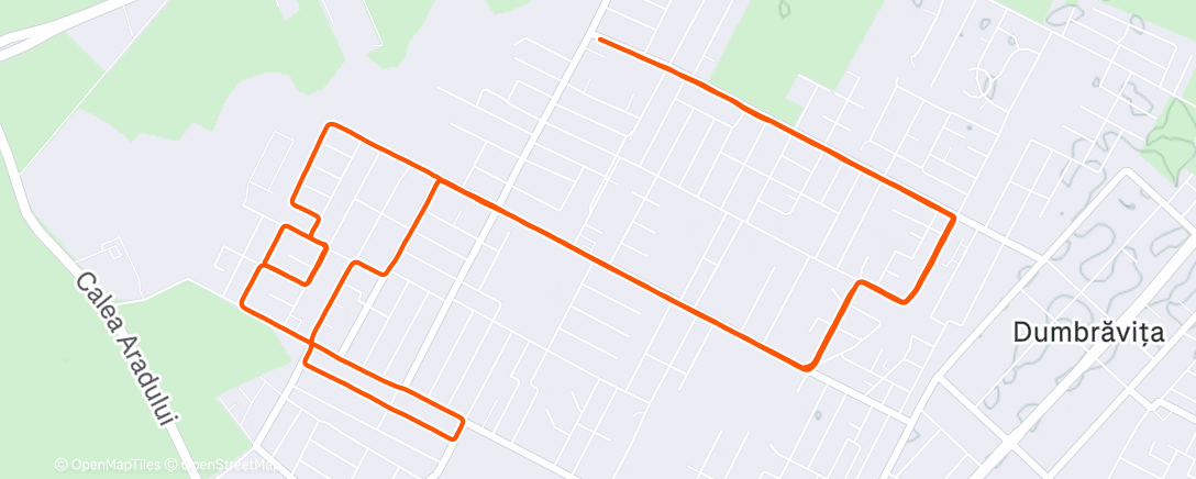 Карта физической активности (Afternoon Run)