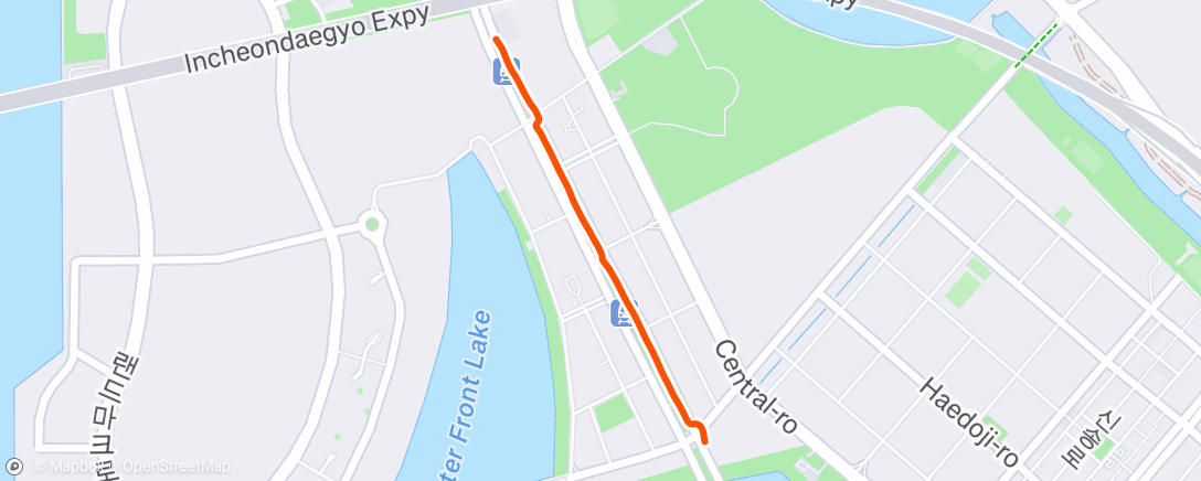 Map of the activity, Evening Ride