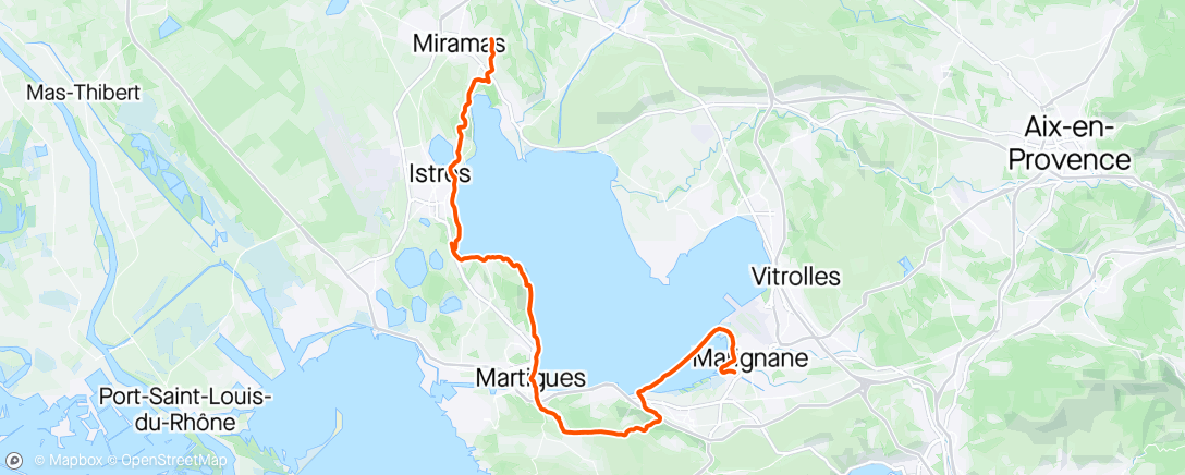 Map of the activity, Ultra Randonnée - Tour de l ‘étang