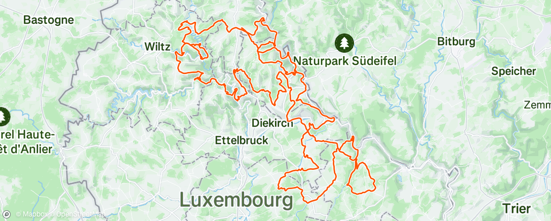 Map of the activity, Jean Nelissen Classic 2025 🚵