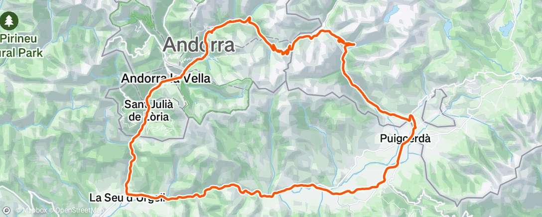 Peta aktivitas, Bicicleta por la mañana