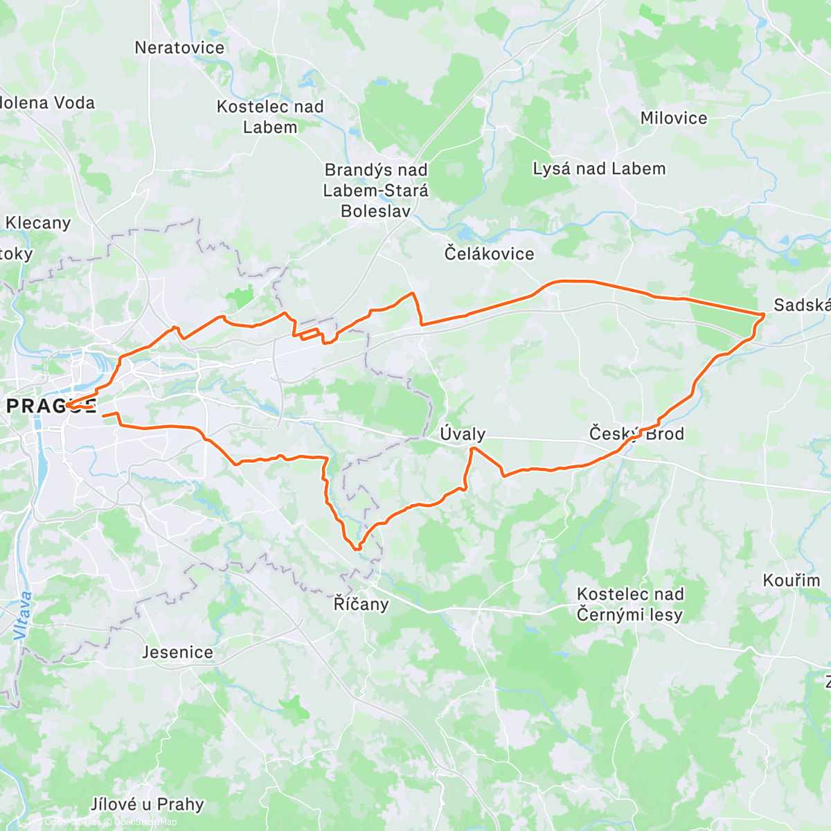 Map of the activity, Vánoční vymrznutí 🎄🥶 Hezké svátky všem!