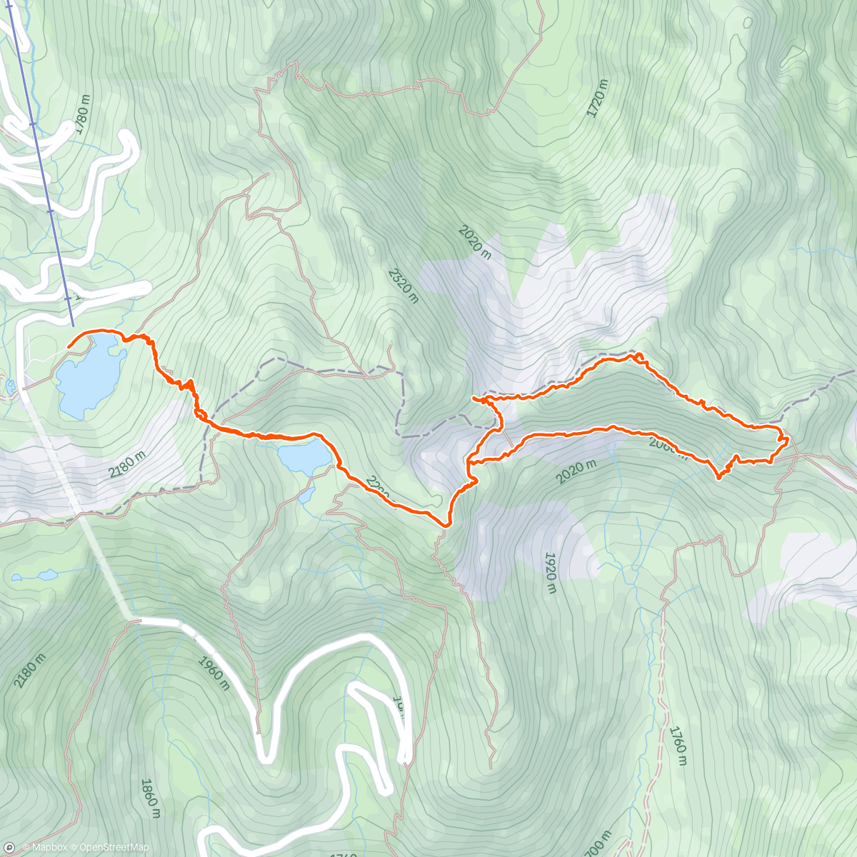 Map of the activity, Arpașel Vartopel V-E