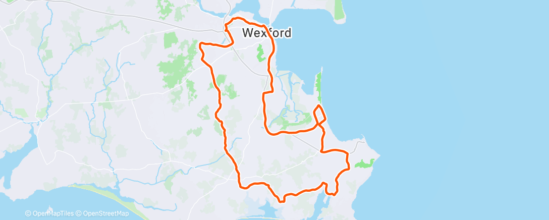 Карта физической активности (Afternoon Ride)