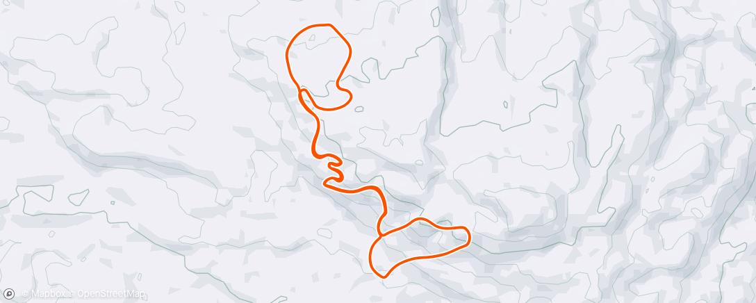 Map of the activity, TrainingPeaks Virtual - Workout: Endurance Miles 1.25hrs