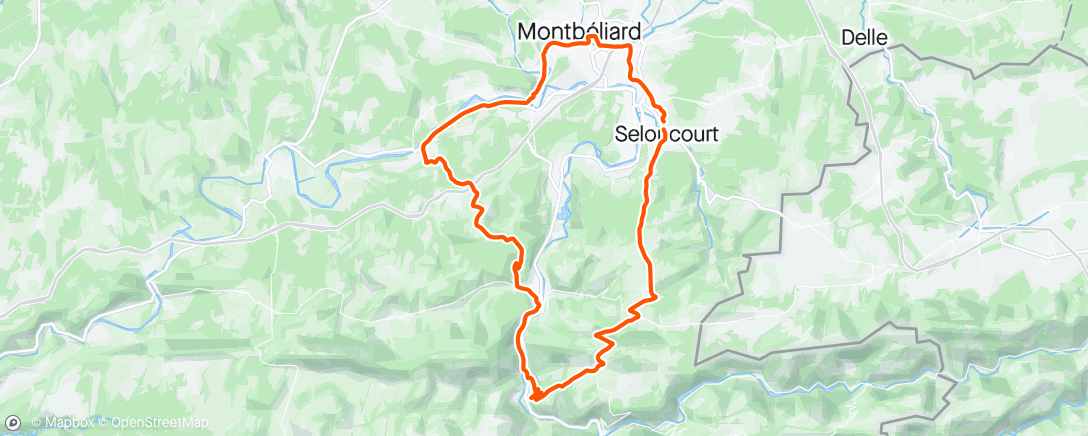 Mappa dell'attività Sortie vélo la locomotive 🚂 Laurent merci à toi