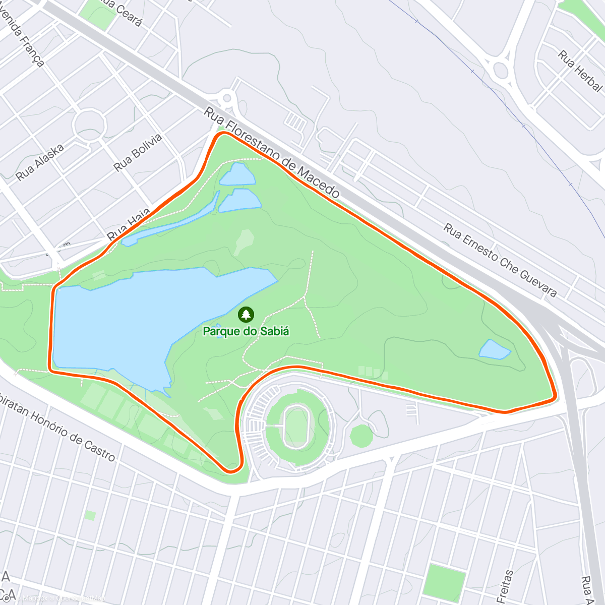 Mapa da atividade, Run