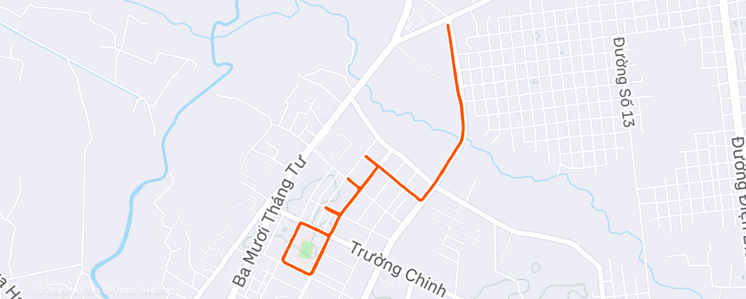 Карта физической активности (Morning Run)