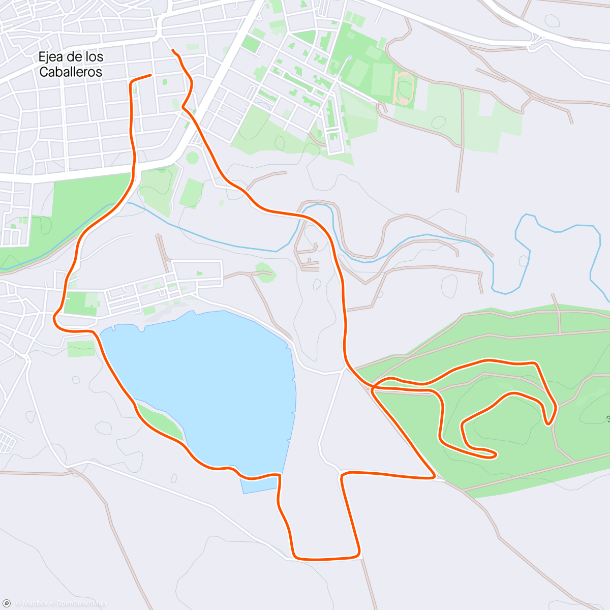 Map of the activity, 40 min post fuerza🏃