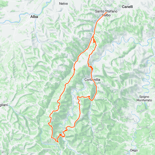 Da Santo Stefano, Alta Langa. Bergolo, Prunetto, Mombarcaro | 88.5 km ...