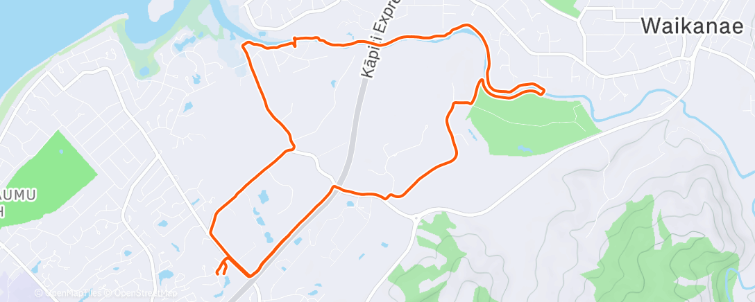 Peta aktivitas, Morning Run