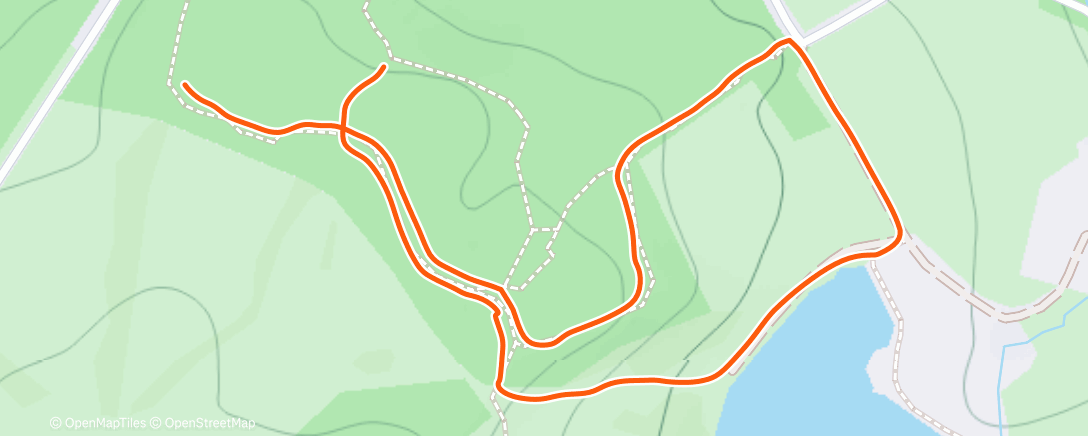 Map of the activity, Afternoon Hike