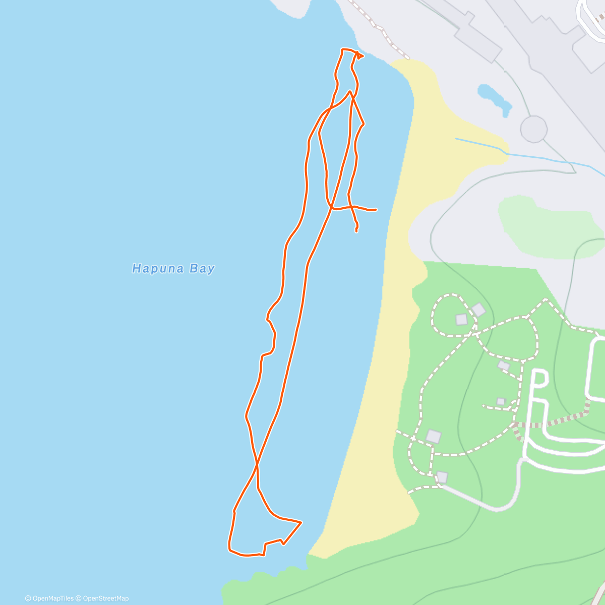 Map of the activity, Goodbye Hawaii 🥲