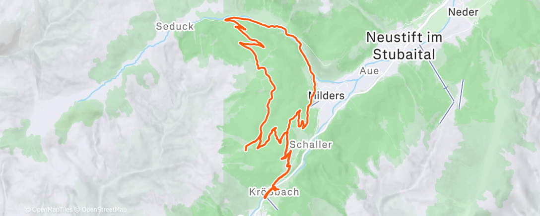 Карта физической активности (Fartlek)