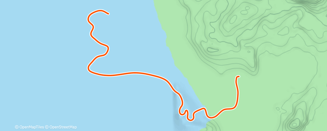 Map of the activity, Zwift - Tour of Fire and Ice in Watopia