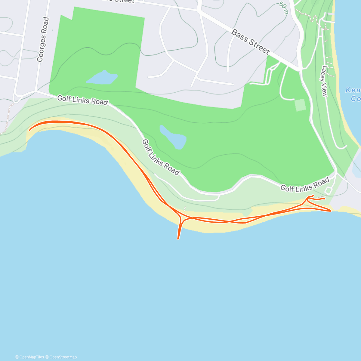 Map of the activity, Afternoon Walk